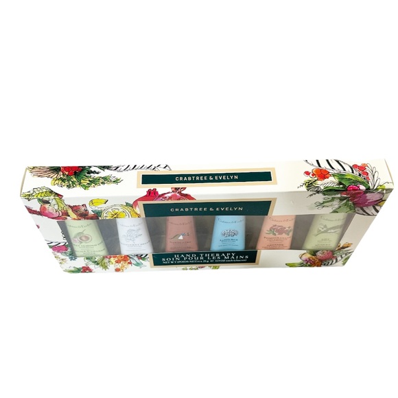 NEW Crabtree & Evelyn 6 Piece HAND THERAPY Gift Set - Picture 2 of 5